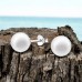 Round - 925 Sterling Silver Ear Studs with Pearls A4S21880