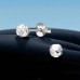 4 mm Kristallkugel - 925Er Silber Ohrstecker Mit Kristall A4S50513