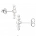 Pearls Connected - 925 Sterling Silver Ear Studs With Pearls A4S49558