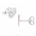 Inimă De Buburuză - Argint 925 Cercei Cu Surub Colorati A4S49829