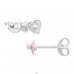 Dwa Serca - Srebro próby 925 Kolorowe kolczyki ze sztyftem A4S50281