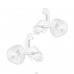 Dinosaur Diplodocus - Premium - 925 Sterling Silver Ear Studs With Enamel Colors A4S39940
