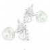 Unicorn - Premium - 925 Sterling Silver Ear Studs With Enamel Colors A4S39487