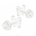 Pink and yellow Butterfly - Premium - 925 Sterling Silver Ear Studs With Enamel Colors A4S39756