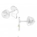 Puppy dog - Premium - 925 Sterling Silver Ear Studs With Enamel Colors A4S39768