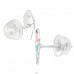 Eiscreme Ohrstecker - Premium* - 925Er Silber Ohrstecker Mit Emaillefarben A4S46439