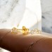 Gyémántokkal aranyozott csillagok - 925 Ezüst Diamond Ear Studs A4S49879