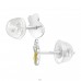 Albinuta cu cristale - Premium* - Argint 925 Cercei Cu Surub Colorati A4S46441