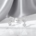 5 mm Herz mit Zirkonia - 925Er Silber Ohrstecker Mit Zirkonia Steinen A4S49821