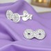 9 mm Eternity Symbol mit Zirkonia - 925Er Silber Ohrstecker Mit Zirkonia Steinen A4S50001
