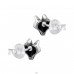 Fuchs - 925er Silber Glatte Ohrstecker A4S32194