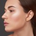 Golden Ballet Dancer with Crystals - 925 Sterling Silver Ear Studs With Crystal Stones A4S49730
