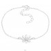 Blume - Schmuck Silber 925 Armbänder mit Kette A4S44296