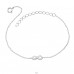 Infinity - 925 Sterling Silver Bracelets with silver chain A4S26276