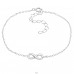 Infinity - 925 Sterling Silver Bracelets with silver chain A4S26276