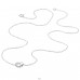 Heart - 925 Sterling Silver Necklace with stones A4S23303