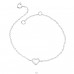 Heart - 925 Sterling Silver Bracelets with silver chain A4S23540