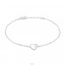 Heart - 925 Sterling Silver Bracelets with silver chain A4S23540