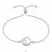 Wave Bolo - 925 Sterling Silver Bracelets with silver chain A4S46806
