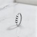 Twisted Oxidized - 925 Sterling Silver Silver A4S49716