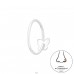 Piercing fluturas - Argint 925 Piercing-Uri Nas A4S42571