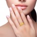 Golden Flower - 925 Sterling Silver Basic Rings A4S49096