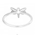 11 mm Butterfiy - 925 Sterling Silver Basic Rings A4S50093