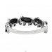 Ein Elefant - 925er Silber Basic Ringe A4S32300