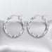 20 mm Twisted - 316L Surgical Grade Stainless Steel Steel Earrings A4S49943