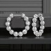 Kropkowane 20 mm - 316L Stal Chirurgiczna Grade Kolczyki Ze Stali Nierdzewnej A4S49952