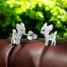 Deer - 316L Surgical Grade Stainless Steel Steel Ear Studs A4S49373