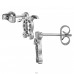 Turtle - 316L Surgical Grade Stainless Steel Steel Ear Studs A4S49433
