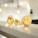 Arany smiley - 316L Sebészeti Minőségű Rozsdamentes Acél Acél Stift A4S49448