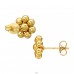 10 mm Gold Ball Flower - 316L Surgical Grade Stainless Steel Steel Ear Studs A4S50227