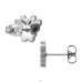 11 mm Butterfly - 316L Surgical Grade Stainless Steel Steel Ear Studs A4S50253