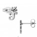 Gecko, Lizard - 316L Surgical Grade Stainless Steel Steel Ear Studs A4S50257