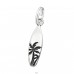 Surfboard - 925 Sterling Silver Charms with split ring A4S44530