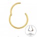 Złote Koło 12mm - Tytan Titanium Nose Jewelry A4S47794