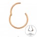 Rose Gold Hoop 12mm - Titanium Titanium Nose Jewelry A4S47795