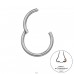 Hinged Segment Clicker (18G) - Titanium Titanium Nose Jewelry A4S47784