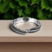 Feather, Oxidized, - 925 Sterling Silver Toe Rings A4S50182