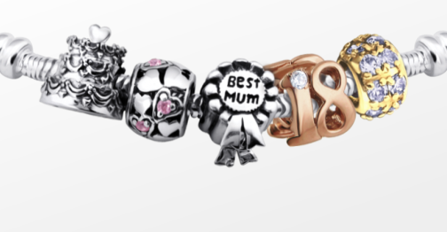 Silver beads and bracelets